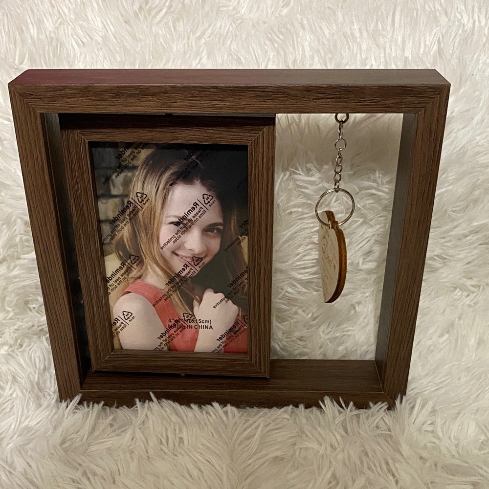 Dad Brown Wooden Shadow Box Frame